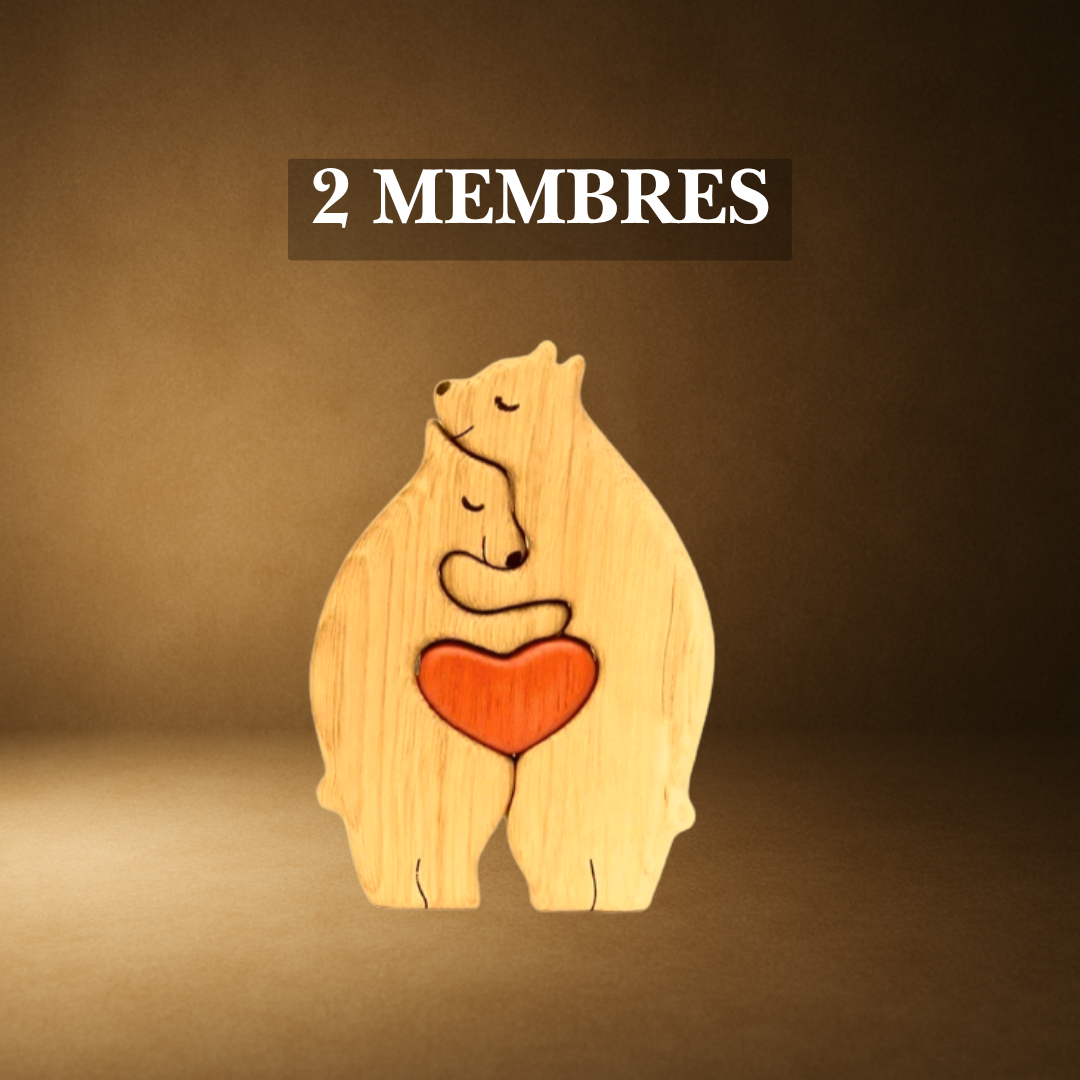Ours de Famille™ – Cadeau Personnalisé