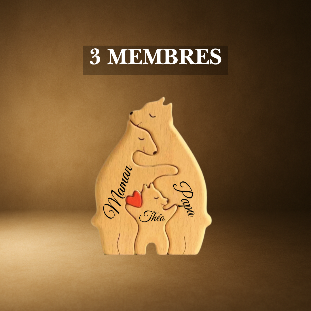 Ours de Famille™ – Cadeau Personnalisé