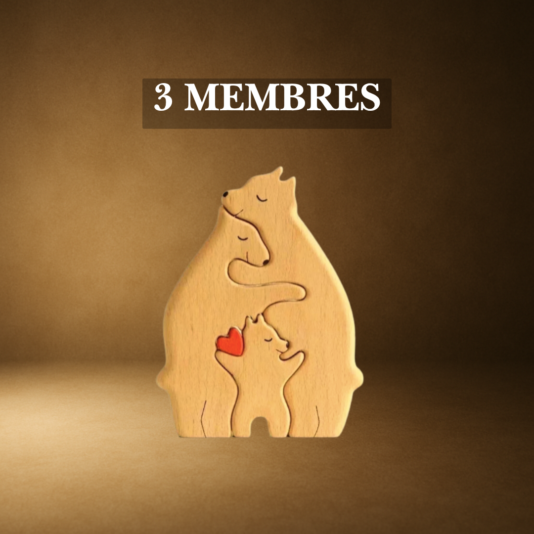 Ours de Famille™ – Cadeau Personnalisé