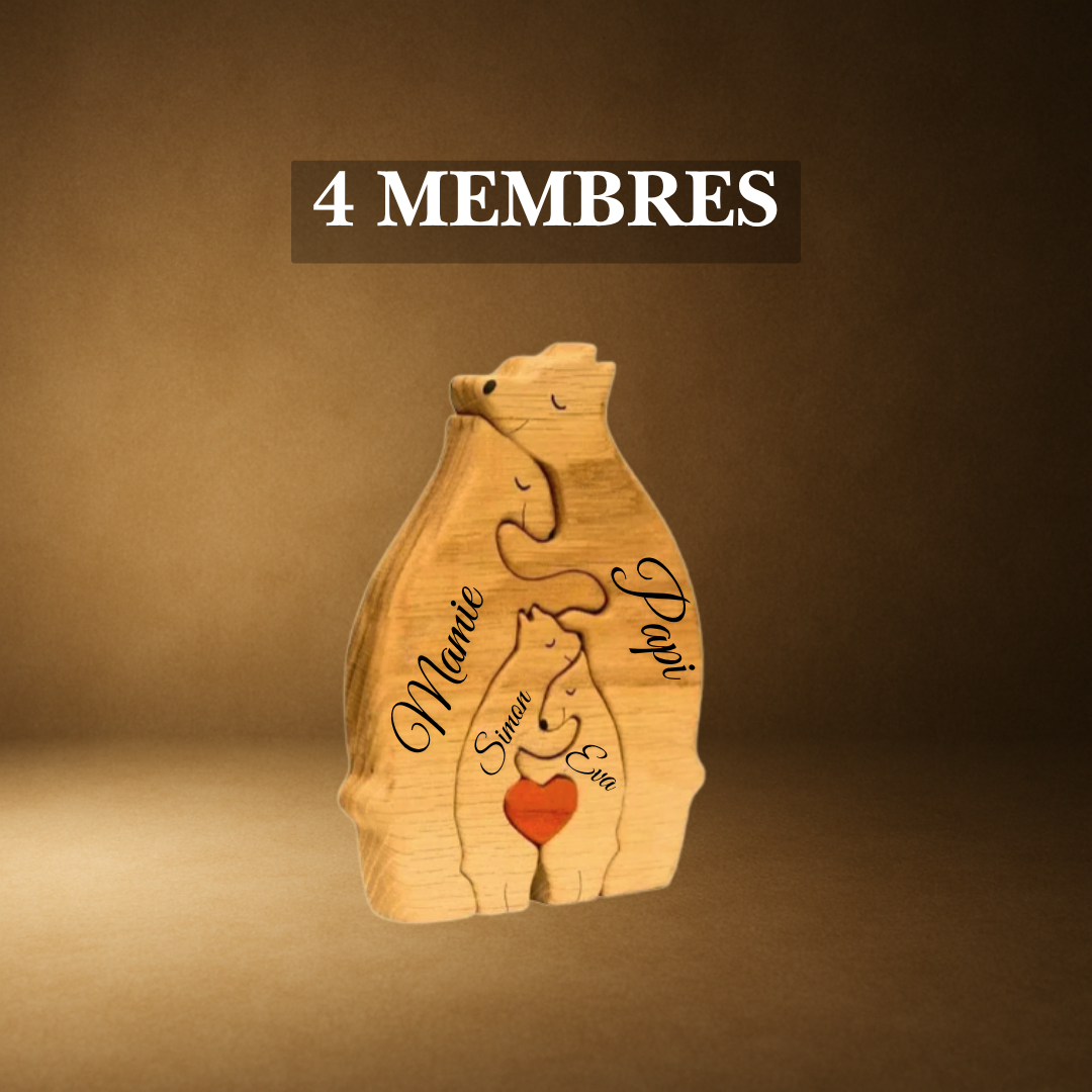 Ours de Famille™ – Cadeau Personnalisé