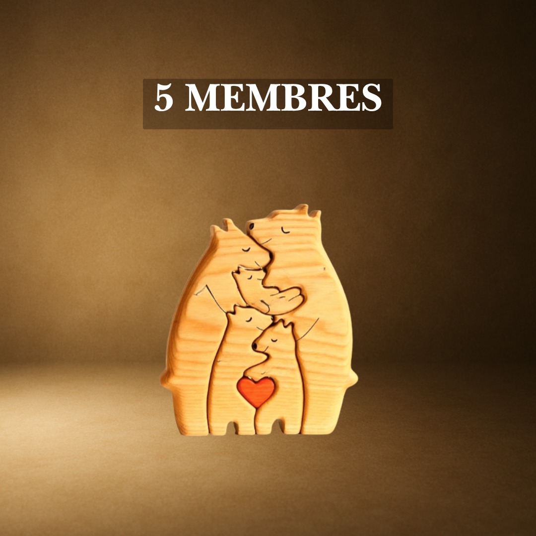 Ours de Famille™ – Cadeau Personnalisé