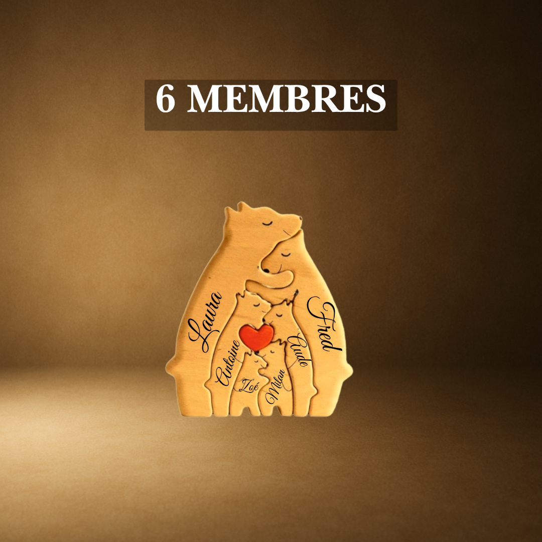 Ours de Famille™ – Cadeau Personnalisé