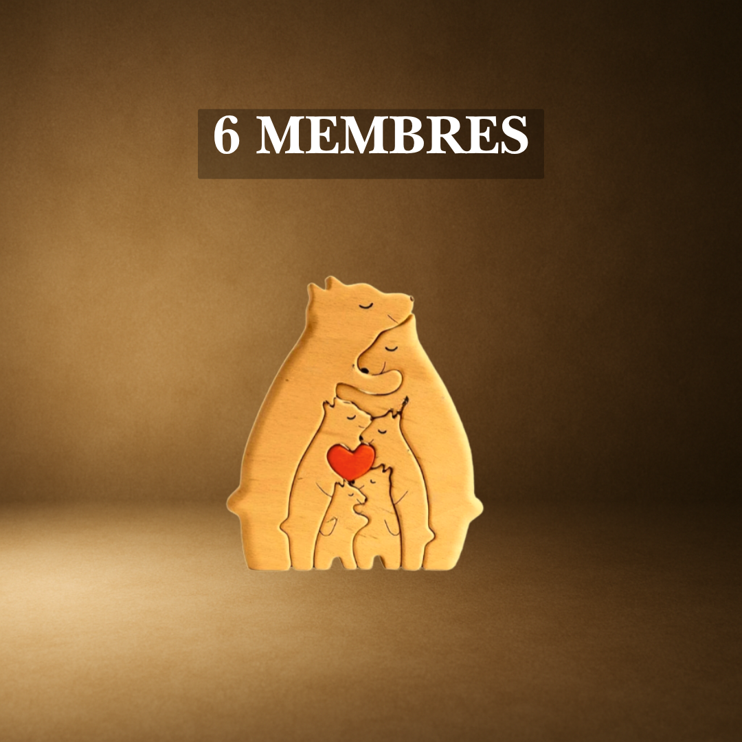 Ours de Famille™ – Cadeau Personnalisé