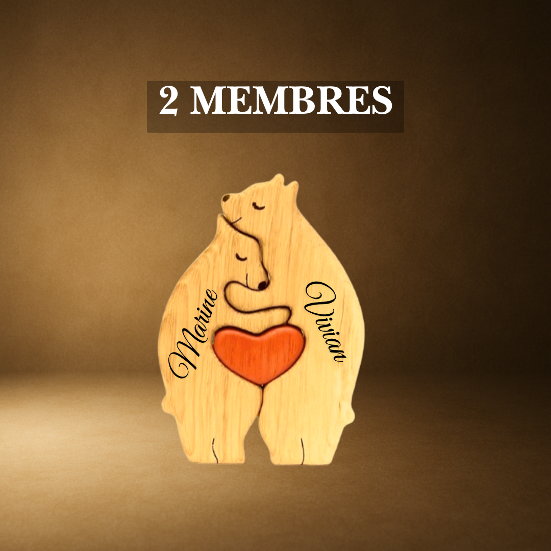 Ours de Famille™ – Cadeau Personnalisé